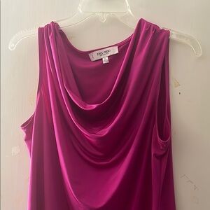 Jones Studio Fuchsia Sleeveless Top